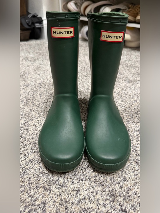 Hunter Other - Hunter Kids Green Wellington Boots with Branded Insole